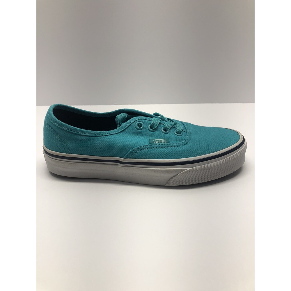 Vans Unisex Shoes 3.5 Mens Ceramic Parisian Nights Canvas Lo Top Aqua